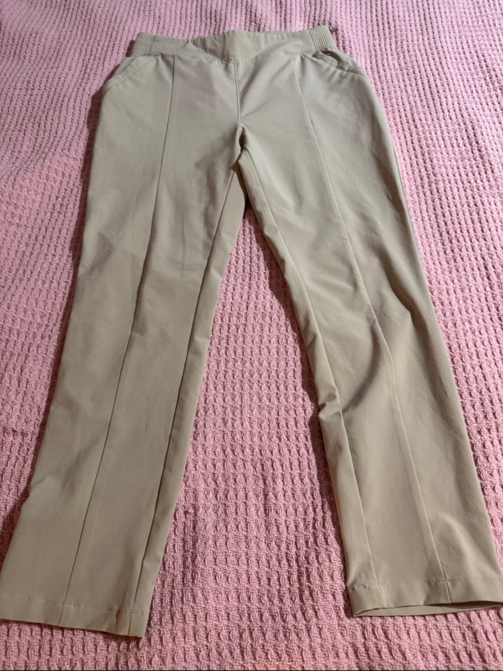 Columbia Khaki Lightweight Outdoor Pants Sz Small Short Length